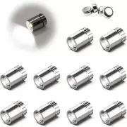 10 Pack Small Spotlight Battery Operated LED Lights, Warm White Cool