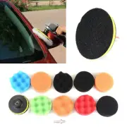 12pcs Sponge Buffing Polishing Pad Kit For Car Polisher W/ Drill Adapter 3 Inch