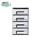 4 Drawer Storage Unit on Wheels Storage Organization Container Tub Home