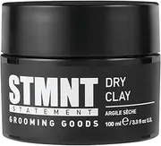 STMNT Grooming Goods Dry Clay, Extra Matte Finish, Very Strong Hold, Easy to Wash, Non-Greasy