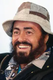 Luciano Pavarotti Attends The Pavarotti International Horse Show O- Old Photo 4