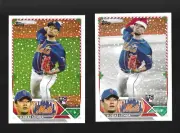 2023 Topps Holiday KODAI SENGA SP Santa Hat ICE RINK X2 ROOKIE #H198 METS RC