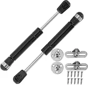 X AUTOHAUX 150mm/5.91" Gas Struts 67N Gas Springs Black Carbon Steel 2 Set RV Car Toolbox Lid Storage Box Cover Cabinet Door Cover