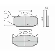 Front Brake Pads Cannondale ATV Cannibal 400 2002 2003 RMS 225102890