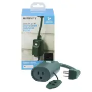 Merkury Innovations Indoor/Outdoor Wi-Fi Smart Plug Requires 2.4 GHz Wi-Fi [B19]