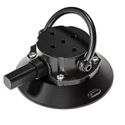 Vacuum Anchor - Vacuum Cup with D-Ring Mount - Universal Tie-Down for Boats P...