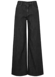 Alice + Olivia Trish Wide-leg Jeans - Black - 31 (W31 / UK 12 / M) 31 (W31 / UK 12 / M)