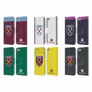 WEST HAM UNITED FC 2019/20 CREST KIT LEATHER BOOK CASE FOR APPLE iPOD TOUCH MP3