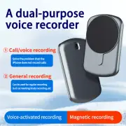8-32GB Mini Voice Activated Recorder Magnetic Voice Call Recorder Digital Audio