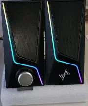 Computer Speakers PC Speakers with 6 Lighting Modes USB Powered Computer