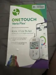OneTouch Verio Flex Glucose Monitoring System Kit Exp: 2028