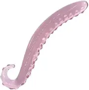 Glass Penis Pink Massage Stick is Small and Easy to Carry