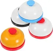 NOLITOY Educational Boys and Girls Game Props 4pcs Handheld Buzzers Interactive Table Top Bells for Thinking Classroom Quiz