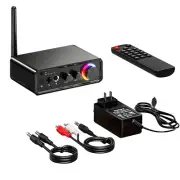 DC12V-24V HiFi Stereo Mini Amplifier TPA3116D2 Bluetooth 5.3 IR Headphone 100W*2