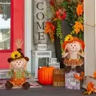 Plush Scarecrow Gnome Doll Stuffed Gnome Doll Plushies Home Desktop Decor