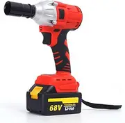 Cordless Brushless Impact Wrench Max 300Nm Torque with 10000 mAh 68V/88V Rechargeable Lithium-Ion Battery, Socket, Charger & Carry Case