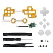 LED PCB Board D-pad Thumbsticks Tweezers Face Buttons Kit For PS4 Controller b
