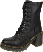 Dr. Martens Women's Lace Fashion Boot 7, Black Sendal Nappa