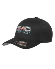 Retro Gmc/Trucks Logo - Flexfit Embroidered Cap L/XL - Black
