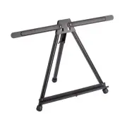 744 Adjustable Black Aluminum Table Top Display Easel with Extension Arm Wing...