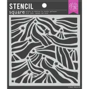 Hero Arts Stencil 6"X6" Starlight Rays*