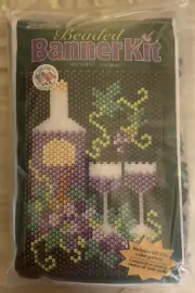 The Beadery WINE 5070 Beaded Banner Kit NEW