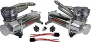 airmaxxx 480 Chrome Air Compressors 120 psi Switch Air Ride Suspension Or Horn