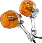 Motorcycle 10mm Turn Signal Light for XL100 C70 CT70 CT90 CB350 CM400 CB450 CB750 Indicators Flashers Blinkers Amber Lamp