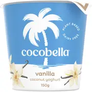 Cocobella Dairy Free Vanilla Coconut Yoghurt 150g