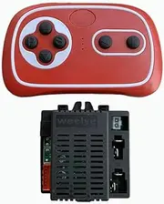 weelye RX57 12V 2.4G Bluetooth Remote Control and Receiver for Kids Ride On Toys, 12V Control Box Motherboard Accessories for Kids Powered Wheel Circuit Board Replacement Parts