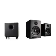 Audioengine A2+ Wireless Desktop Speakers with S8 Subwoofer (Black)