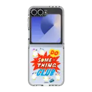 Galaxy Z Flip6 Clear Case Do something club