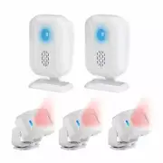 Wireless Motion Sensor Detect Alarm Door Entry Doorbell Alert System Indoor Use