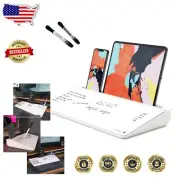 Compact Dry Erase Easel Board with Built-In Marker Stand - Stylish Organization