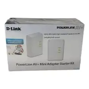 D-Link PowerLine AV+ Mini Adapter Starter Kit (DHP309AV) Sealed NIB