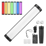 Flashoot Handheld RGB LED Tube Stick Light 3000mAh Battery with Stand