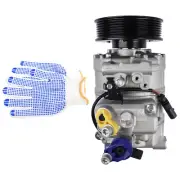A/C Compressor w/ Clutch for Volkswagen Touareg 06-17 Audi Q7 07-10 3.6L 3.2L V6 (for: Audi)