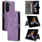Flip Kickstand Magnetic PU Leather Card Holder Case for Samsung Z Fold 6/5/4/3/2