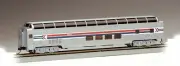 Bachmann HO Budd 85' Full-Length Dome w/Lights Amtrak AMTK #305 13005