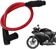 Spark Plugs and Wires,Racing Ignition Coil Spark Plug - High Voltage Pack, Engine Ignition Coil Replacement, ATV Booster Coil Cable for Scooter