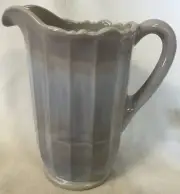 Gray Swirl Marble Glass Paneled Pitcher - Mosser USA