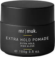 MUK. Mr muk Extra Hold Styling Pomade - Strong Hold Hair Pomade for Urban Rebels. Maximum Shine & Definition Without Grease. Flexible, Touchable Finish. Water-Soluble Formula for Easy Wash-Out, 100g