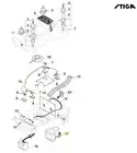 Pack Battery 25V - 2.5 Ah Original Stiga A750 Rtk Robot Lawn Mower 381600607/0