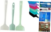 Silicone Spatula Set - Rubber Kitchen Spatulas for Baking, Cooking, & Pastel