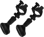 INOOMP 2Sets Microphone Holder Clip Mic Clip for Stand Stable and Reliable Accessory for Live Streaming and Recording Compatible with Microphones