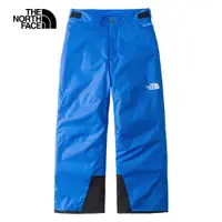 在飛比找蝦皮商城優惠-The North Face北面兒童藍色防水透氣保暖可延長褲