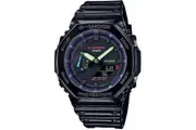 Casio G-Shock Analog/Digital Black/Rust designs Watch GA-2100RGB-1AD GA-2100RGB-1 GA-2100 200M Water Resist 2YR Warranty