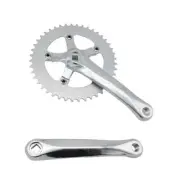 Single Speed Bike Crankset Fixed Gear Chainwheel Wheel 170mm Crank 44T 6061