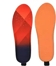 Heated Insoles, USB Rechargeable Electric Heated Insoles for Women Men, Women & Men Cuttable Heated Boot Insoles with 3 Heating Levels for Camping Hiking