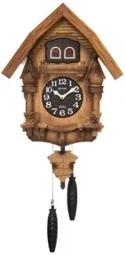 RHYTHM Cuckoo Wall Clock [Made in Japan] Made in Japan Authentic Bellows Wood